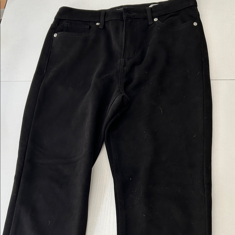 Banana Republic High-Rise Skinny Black Pants